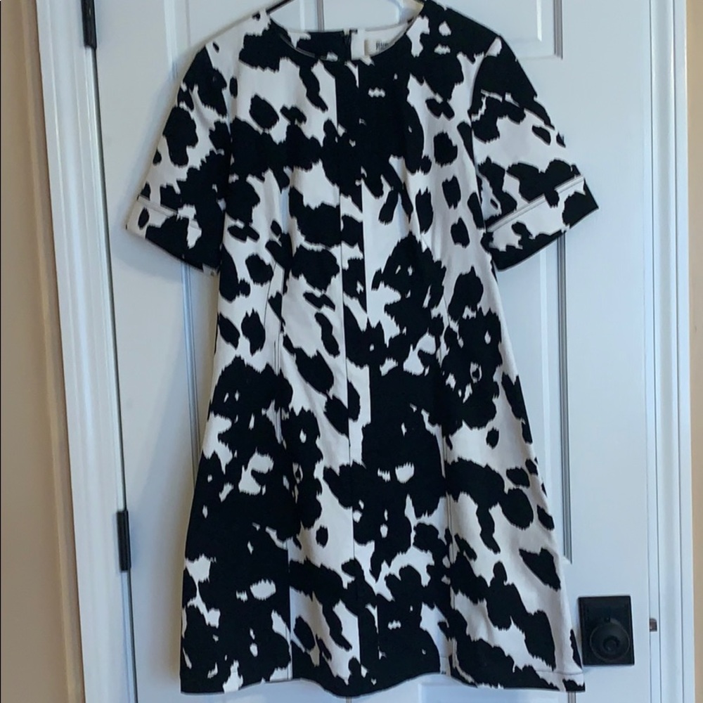 DVF Cow Print Dress, size 12